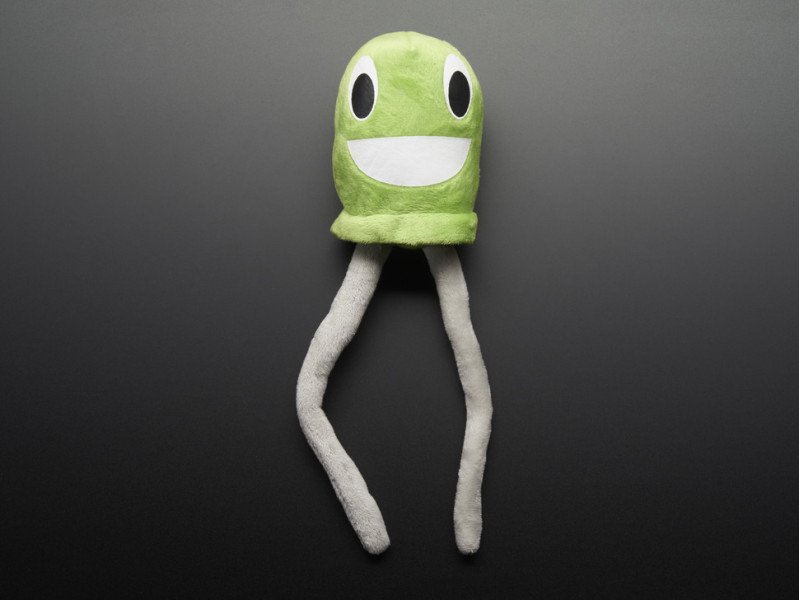 Gus the Green LED - Circuit Playground Plushie