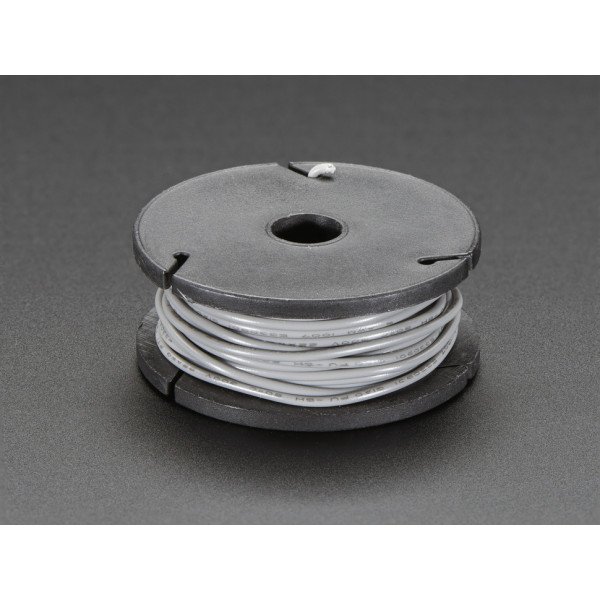 Stranded-Core Wire Spool - 25ft - 22AWG - Gray