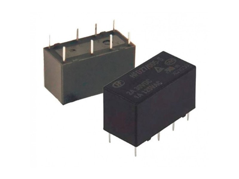 5V 2A PCB Mount Telecom Relay - DPDT( Pack of 5)