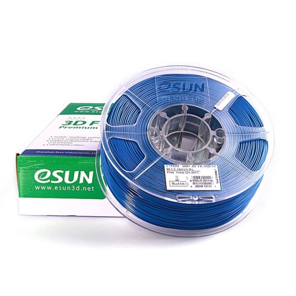 eSun ABS+ 1.75mm 3D Printing Filament 1kg-Blue