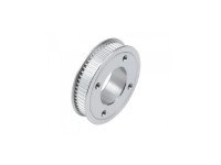 Waveshare 2GT 60 Teeth Aluminum Timing Pulley, 19mm Center Bore Diameter, with 4 Flat Holes