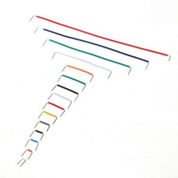 140 pcs U Shape Solderless Breadboard Jumper Cable Wire Kit