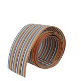 24AWG Pure Copper 40pin Dupont Wire Flexible Rainbow Color Flat Ribbon Cable  1 Meter