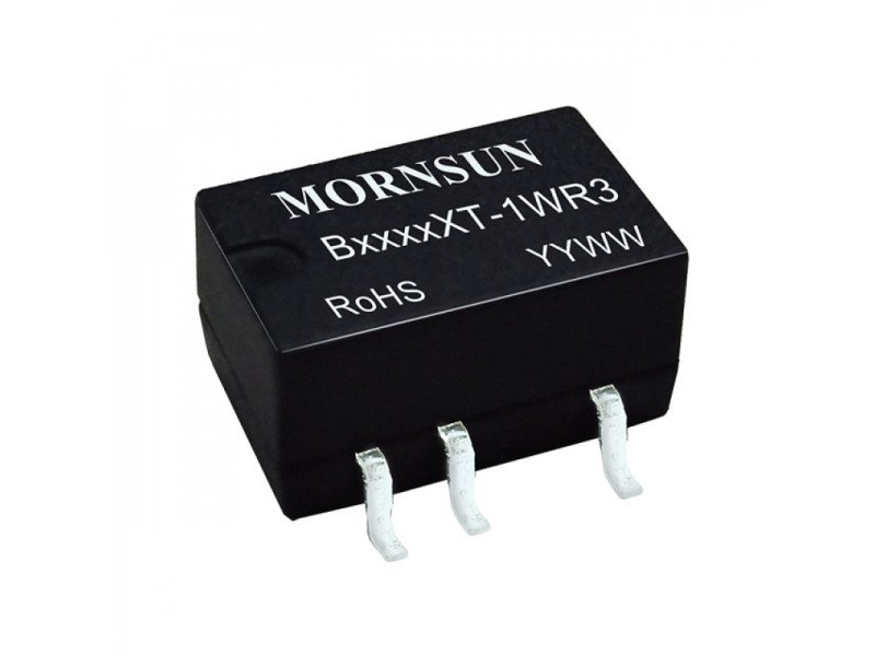 B0515XT-1WR3 Mornsun 5V to 15V DC-DC Converter 1W Power Supply Module - Compact SMD Package