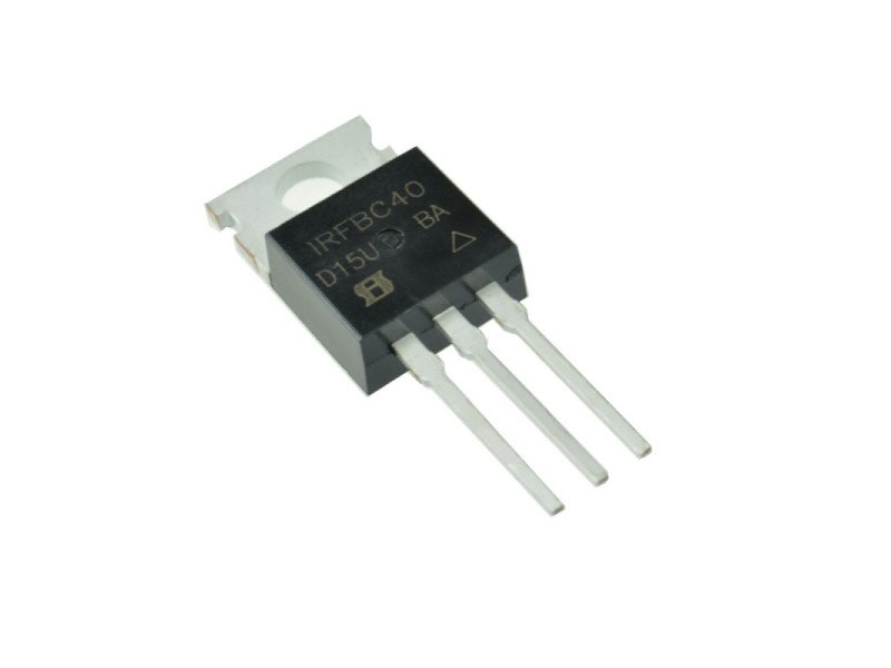 IRFBC40 MOSFET - 600V 6.2A N-Channel Power MOSFET TO-220 Package