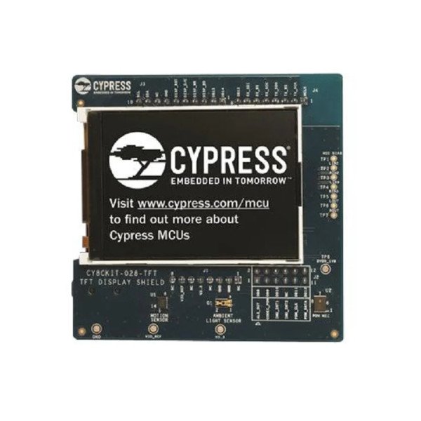 CYPRESS – INFINEON TECHNOLOGIES Development Board, Display Shield for PSoC6 Development Kits, 2.4 TFT