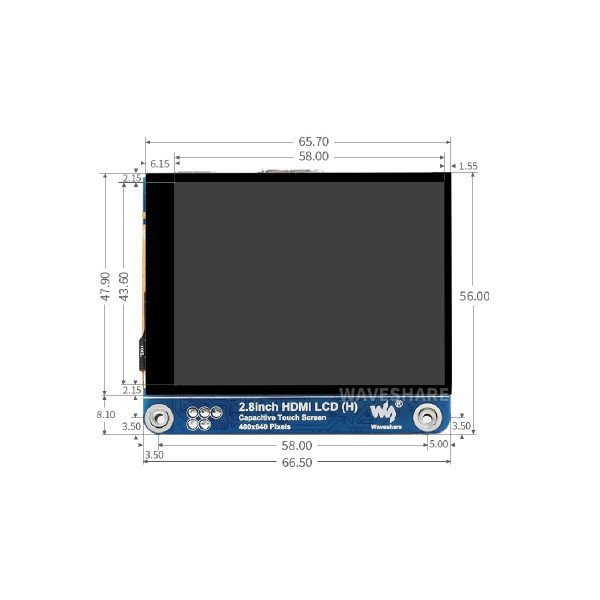 Waveshare 2.8inch HDMI IPS LCD Display