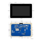 Waveshare 8inch Capacitive Touch Display for Raspberry Pi, DSI Interface, 800×480