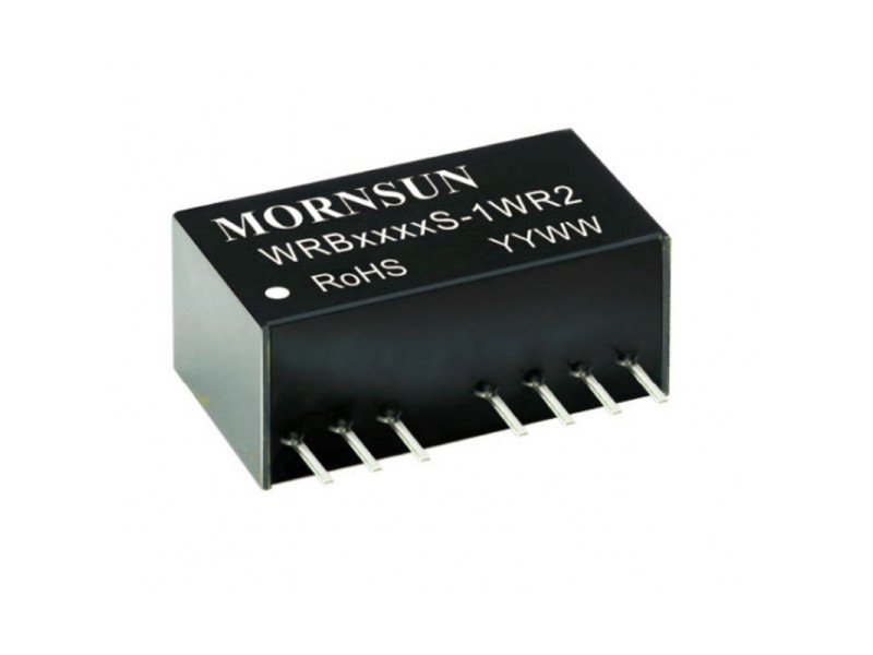 WRB0515S-1WR2 Mornsun 5V to 15V DC-DC Converter 1W Power Supply Module - Ultra Compact SIP Package
