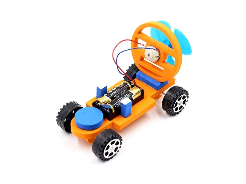 DIY Educational Early Learning Wind Colorful Car Toy