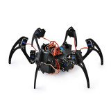 DIY 18DOF Aluminum Hexapod Spider Six 3DOF Legs Robot Kit with 32CH Controller