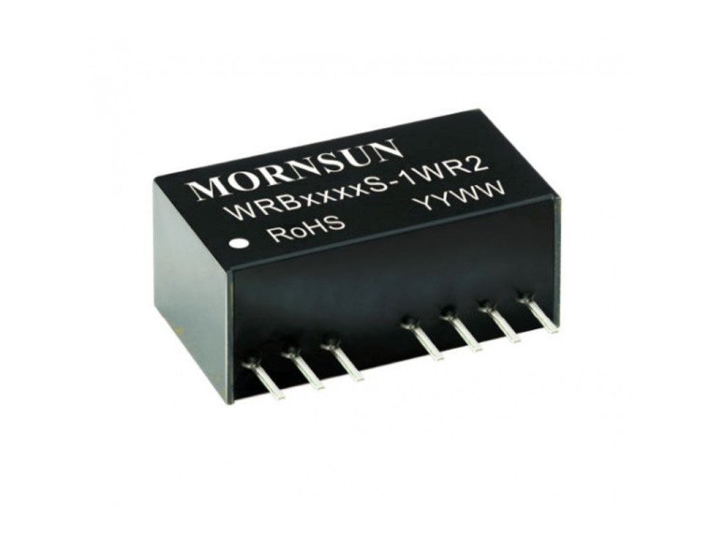 WRB0503S-1WR2 Mornsun 5V to 3.3V DC-DC Converter 1W Power Supply Module - Ultra Compact SIP Package