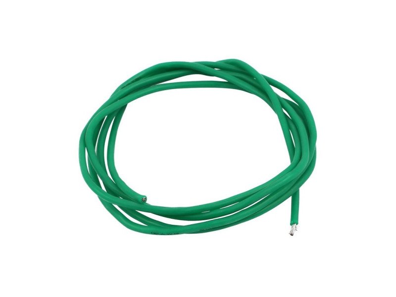 High Quality Ultra Flexible 14AWG Silicone Wire 10 m (Green)