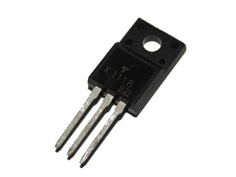 2SK1118 MOSFET - 600V 6A N-Channel Power MOSFET TO-220F Package