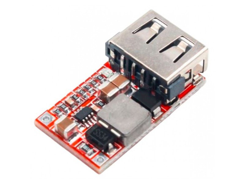 DC to DC 6-24V to 5V USB Output Step Down Power Charger with Adjustable Buck Converter