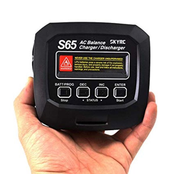 SKYRC S65 65W 6A AC Balance Charger Discharger for 2-4S Lipo Battery charger