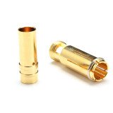 AS150 Anti Spark Self Insulating Gold Plated Bullet Connector (Pack of 4)