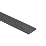 Pultruded 12mm x 3mm x 1000mm Carbon Fiber Strip-(Pack of 2)