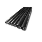 3K Roll-Wrapped Carbon Fiber Tube (Hollow) OD-30 x ID 28 x L 2200mm