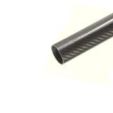 3K Roll-Wrapped Carbon Fiber Tube (Hollow) OD-30 x ID 28 x L 2200mm
