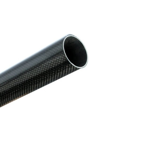 3K Roll-wrapped Carbon Fiber Tube (Hollow) 12mm(OD) * 8mm(ID) * 1000mm(L)