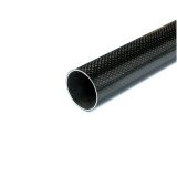 3K Roll-wrapped Carbon Fiber Tube (Hollow) 16mm(OD) * 14mm(ID) * 1000mm(L)