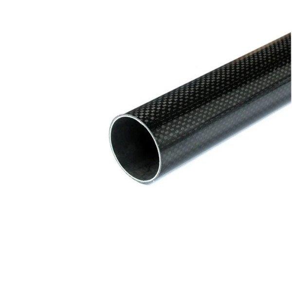 3K Roll-wrapped Carbon Fiber Tube (Hollow) 24mm(OD) * 22mm(ID) * 1000mm(L)