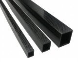 3K Mold press Square Carbon Fiber Tube (Hollow) 10mm(OD) * 8mm(ID) * 500mm(L)