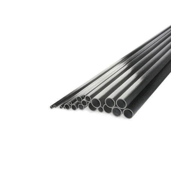 Pultruded Carbon Fiber Tube (Hollow) 5mm * 3mm * 1000mm (Pack of 4)