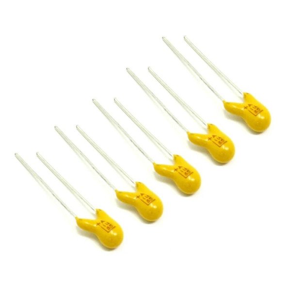 1 uF 35V Electrolytic Through Hole Capacitor (Pack of 5)