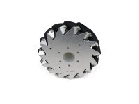 A set of 100mm Aluminium Mecanum wheels (Bearing type rollers) (4 pieces)