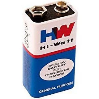 9V Battery HW High-Quality With Connector - Calcutta Electronics