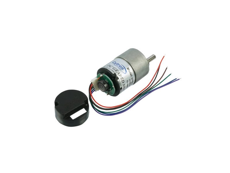 SPG30E-60K DC Geared Motor with Encoder 75 RPM 30N.cm 12V