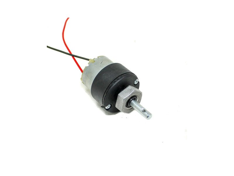 500RPM 12V LOW NOISE DC MOTOR WITH METAL GEARS – GRADE A