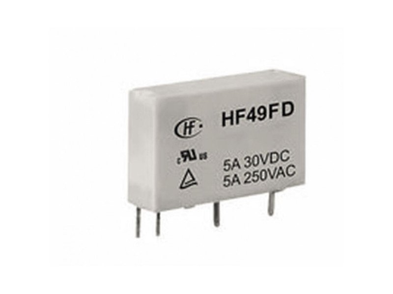 Hongfa 24V 5A DC HF49FD/024-1H12F 5 4 Pin SPST Miniature Power Relay