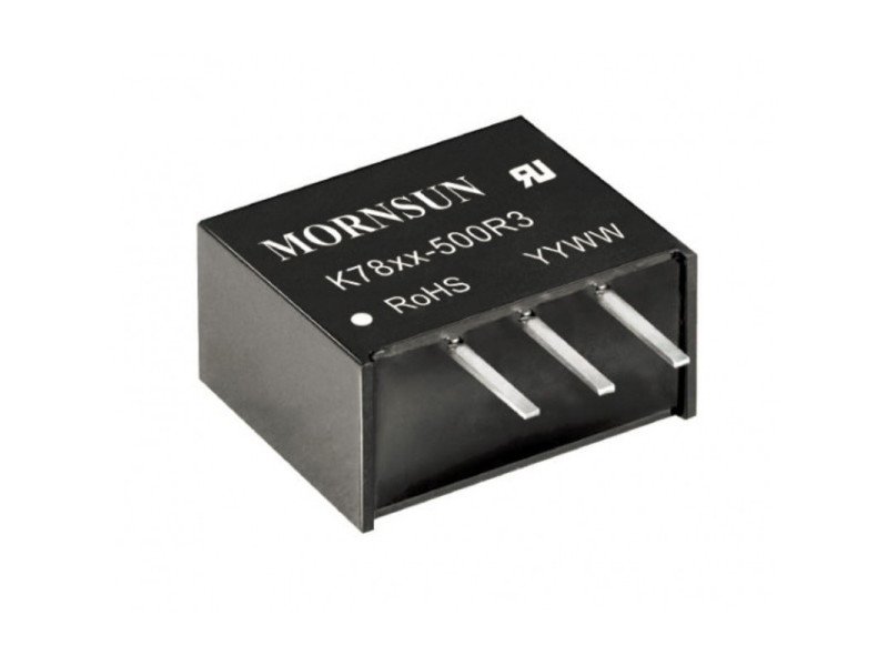 K7815-500R3 Mornsun +15V/-15V Output DC-DC Converter 0.5W Power Supply Module - SIP Package