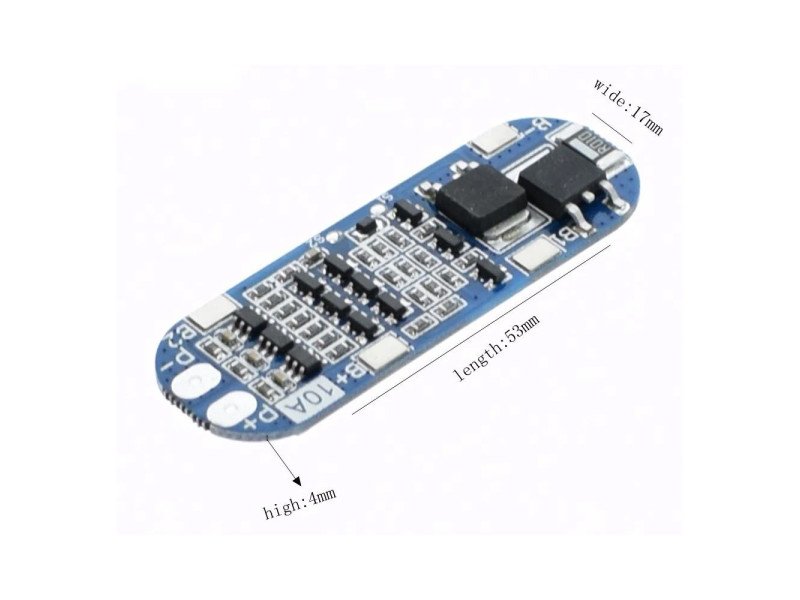 3S 10A 12V 18650 Lithium Battery Charger Board Protection Module