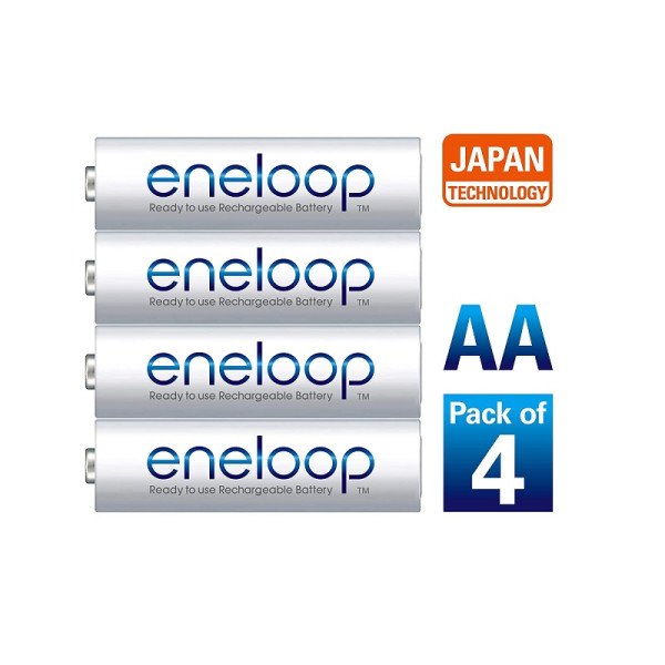 Panasonic Eneloop AA 2000mAh NiCd/NiMh Battery – Pack of 4