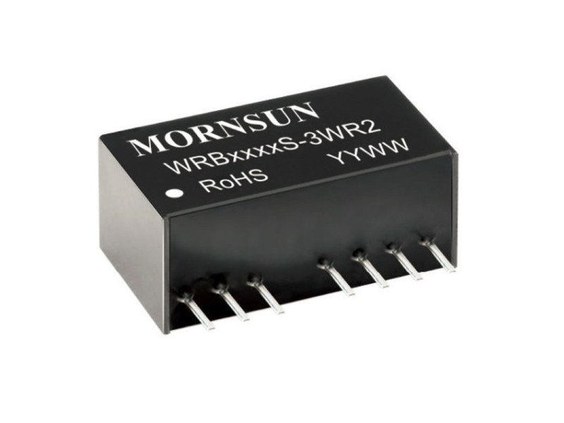 WRB0505S-3WR2 Mornsun 5V to 5V DC-DC Converter 3W Power Supply Module - Ultra Compact SIP Package