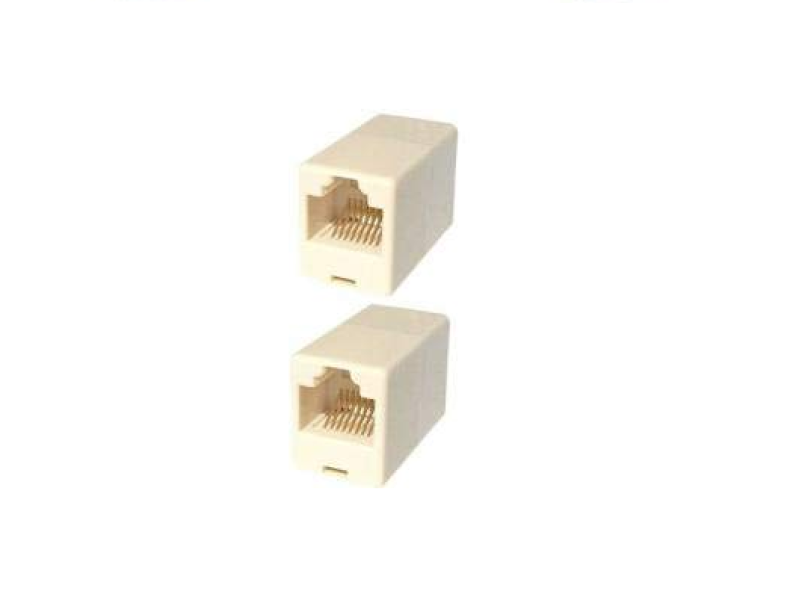 RJ45 CAT5 Network Cable Coupler/Extender/Jointer/Connector (Pack of 2)