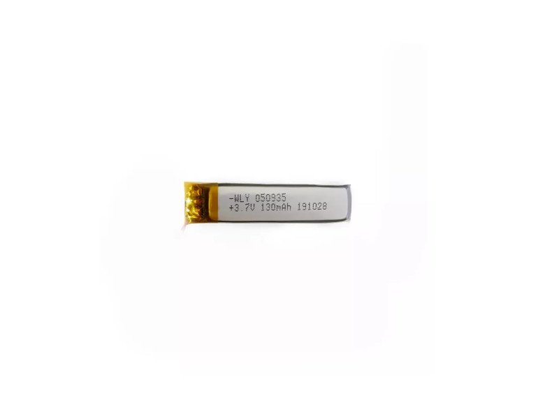 130 mAh 3.7V single cell Rechargeable LiPo Battery