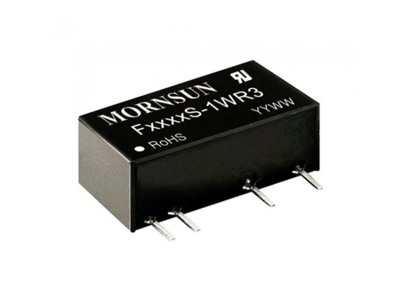 F0524S-1WR3 Mornsun 5V to 24V DC-DC Converter 1W Power Supply Module - SIP Package