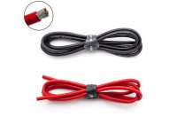 High Quality Ultra Flexible 8AWG Silicone Wire 2m (Red)