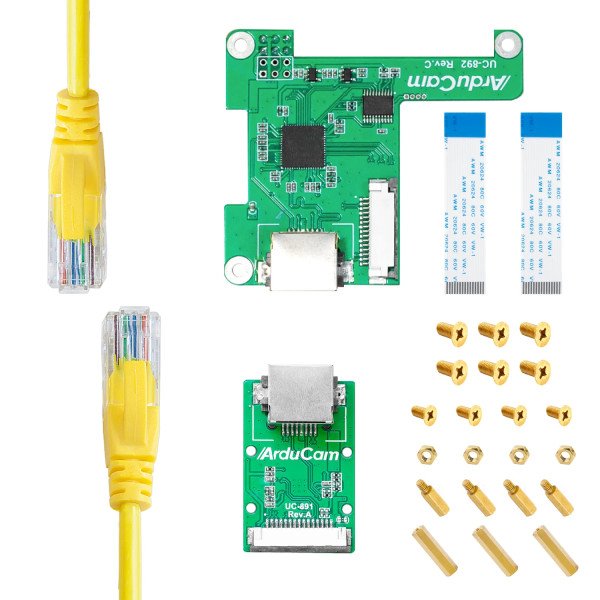 Arducam Cable Extension Kit for Raspberry Pi Camera, Up to 15-Meter Extension, Compatible with Raspberry Pi Camera