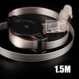 1.5 meter RJ45 Retractable Travel Network Cable