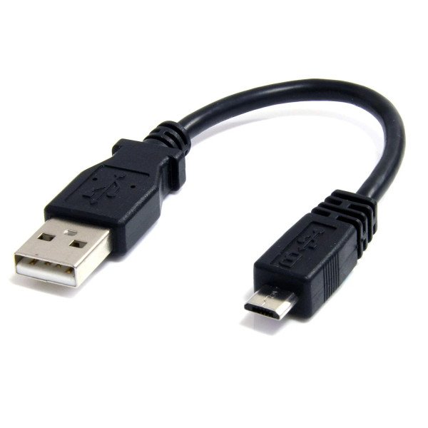 17 cm Short USB to Micro-USB Power Line Cable