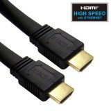 HDMI to HDMI 1M Flat Pure Copper Black