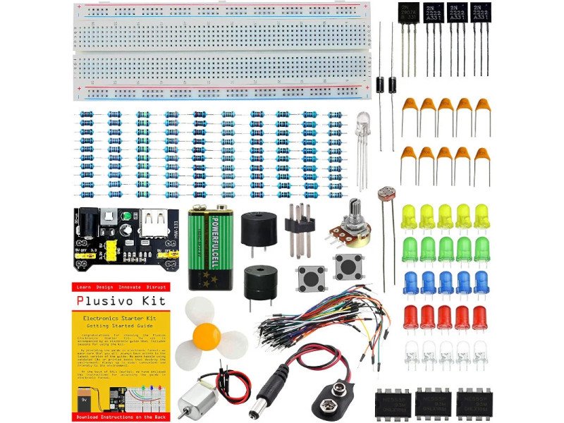 Plusivo Electronics Component Starter Kit