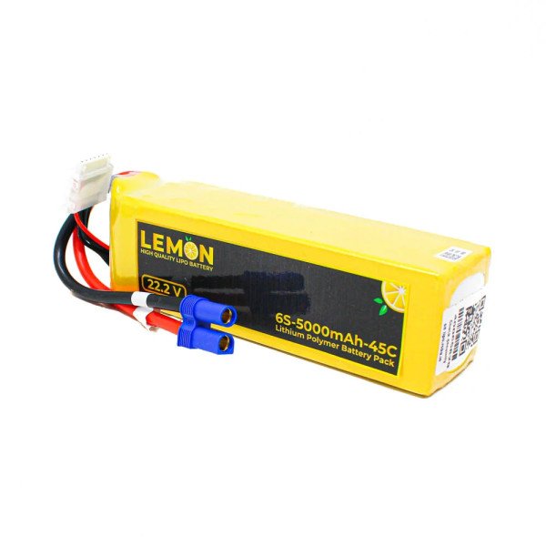 Lemon 5000mAh 6S 45C/90C Lithium Polymer Battery Pack