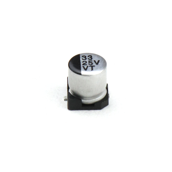 33 uF 25V Surface Mount Electrolytic Capacitor (Pack of 20)